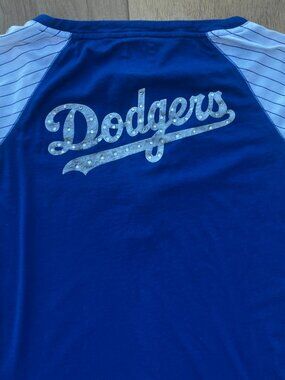 LOS ANGELES DODGERS MLB VICTORIA’S SECRET LONG SLEEVE TEE SHIRT Women’s sz M